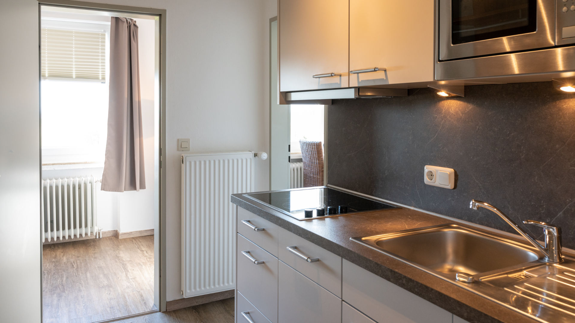Wohnung für drei Personen – Küchenzeile